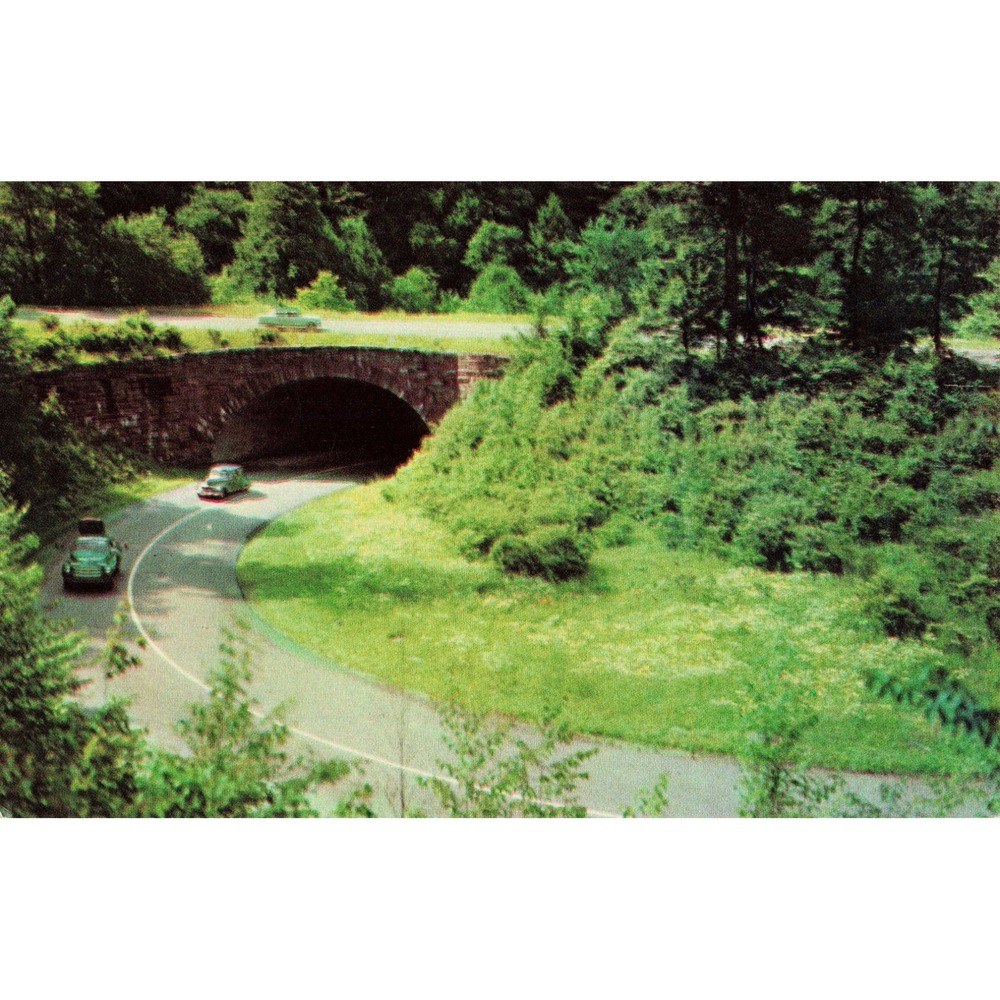 Loop Overpass Transmountain Highway US 441 Great Smoky Mountains Postcard K-9 - Picture 1 of 2